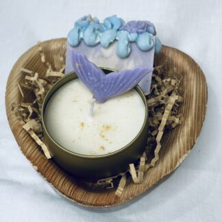 Mini Bathtime Candle Gift Basket