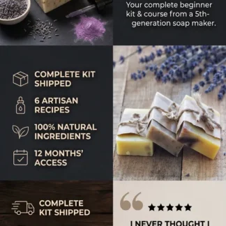 Beginners Soap Making Course with Kit Option